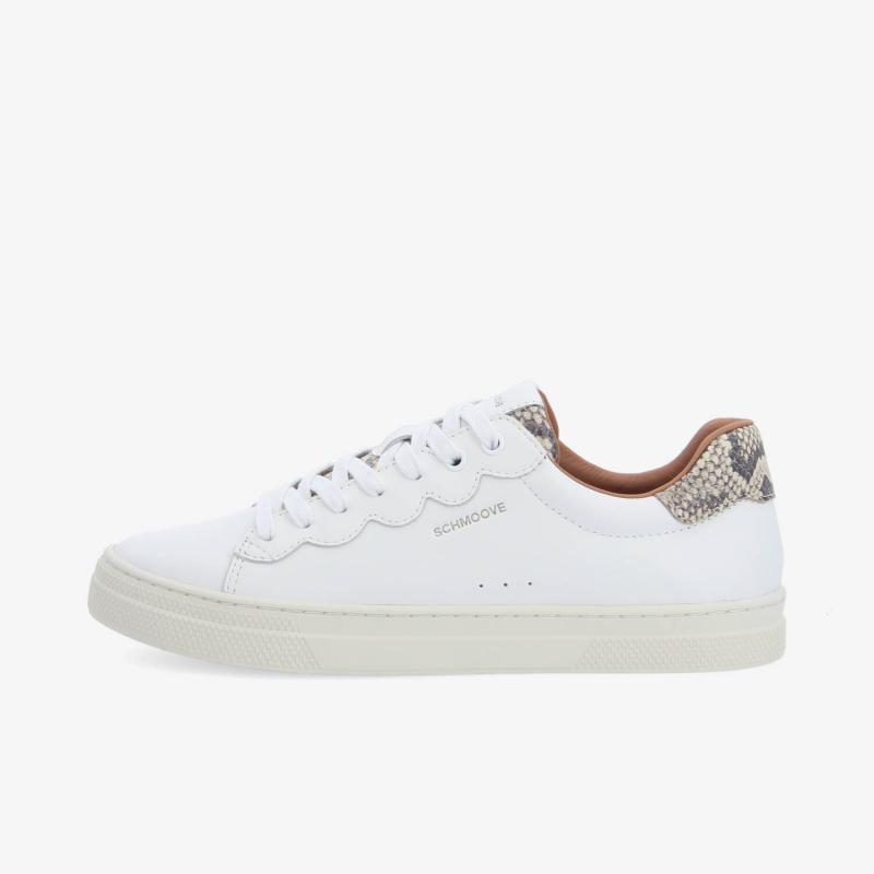 SPARKLE WAVE W - NAP/PRINTPYTHON - WHITE/BEIGE